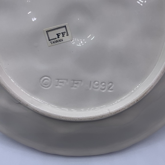 Vintage Fitz & Floyd Artichoke Plate & Bowl - Picture 7 of 8